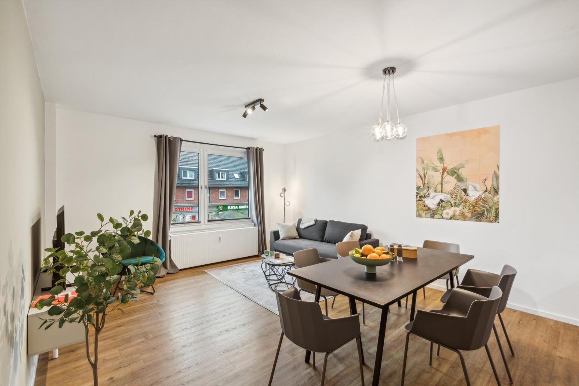 Business Apartment Kranich: 3 Zimmer, Top Infrastrukturlage Hh Langenhorn, Naehe Airport Hamburg Eksteriør bilde
